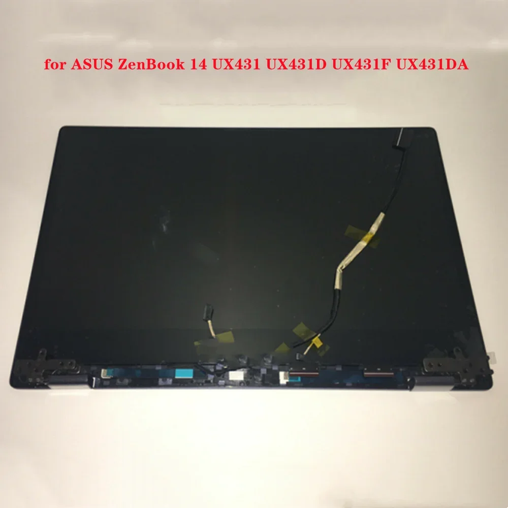 

14 Inch for ASUS ZenBook 14 UX431 UX431D UX431F UX431DA FHD 1920x1080 LCD Screen Display Complete Assembly Upper Part