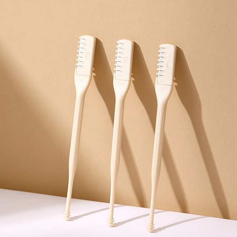 10 Pz Naso di Rimozione Dei Capelli 360 Rotante Nasale Clippers Naso Trimmer Per Le Donne Degli Uomini Manuale Double Sided Lama Naso Trimme capelli