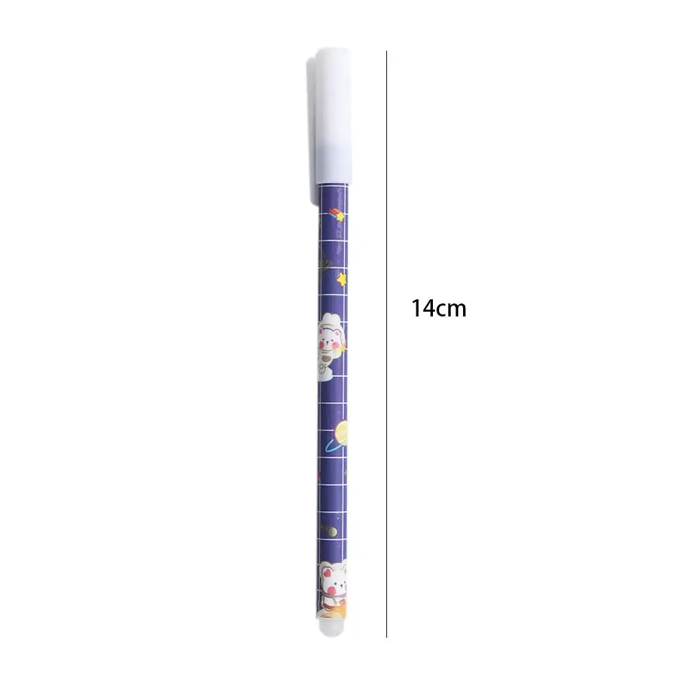 1Pc Kawaii Willekeurige Neutrale Uitwisbare Pen 0.5Mm Blauwe Gel Pennen Wasbaar Handvat Kinderen Briefpapier School Kantoorbenodigdheden