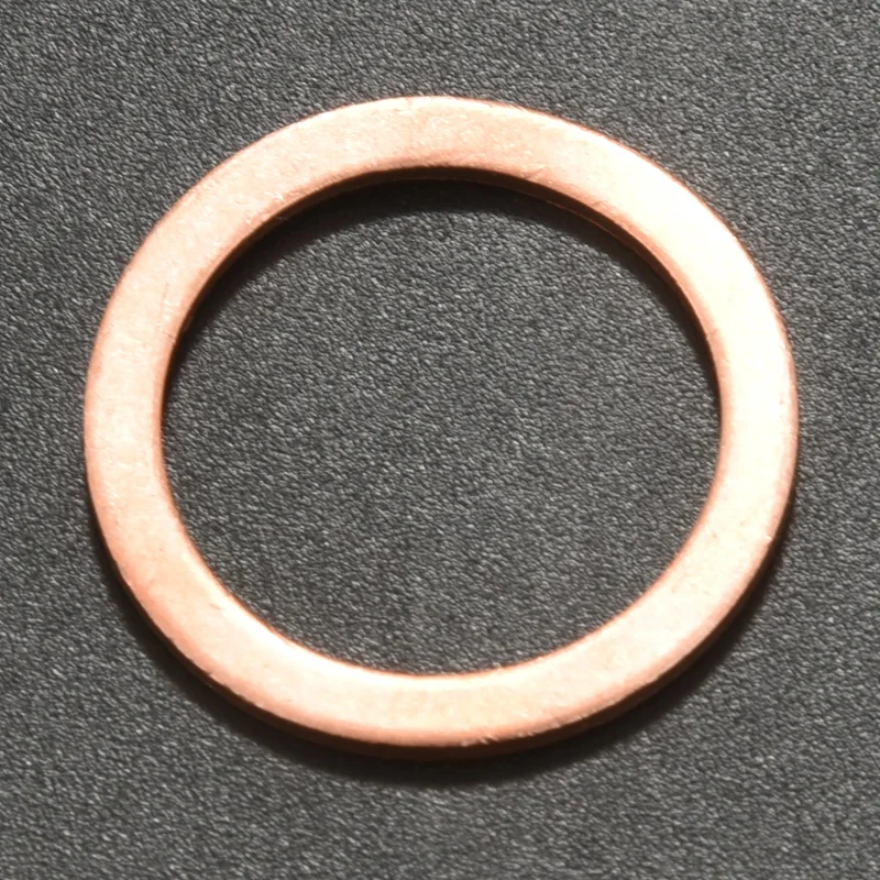 ABRE-280Pcs juego de juntas de arandela de cobre surtido profesional Kit surtido de sellos de anillo plano M5-M20 con caja para accesorios de Hardware