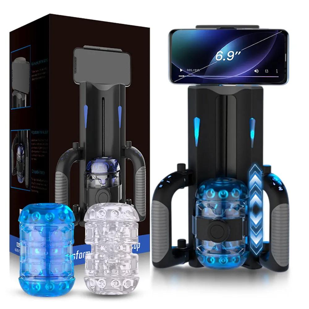 Automatic Telescopic Male Sucking Masturbator 10 Frequency Blowjob Masturbation Cup Machine Sex Toys for Men Adult Masturbators