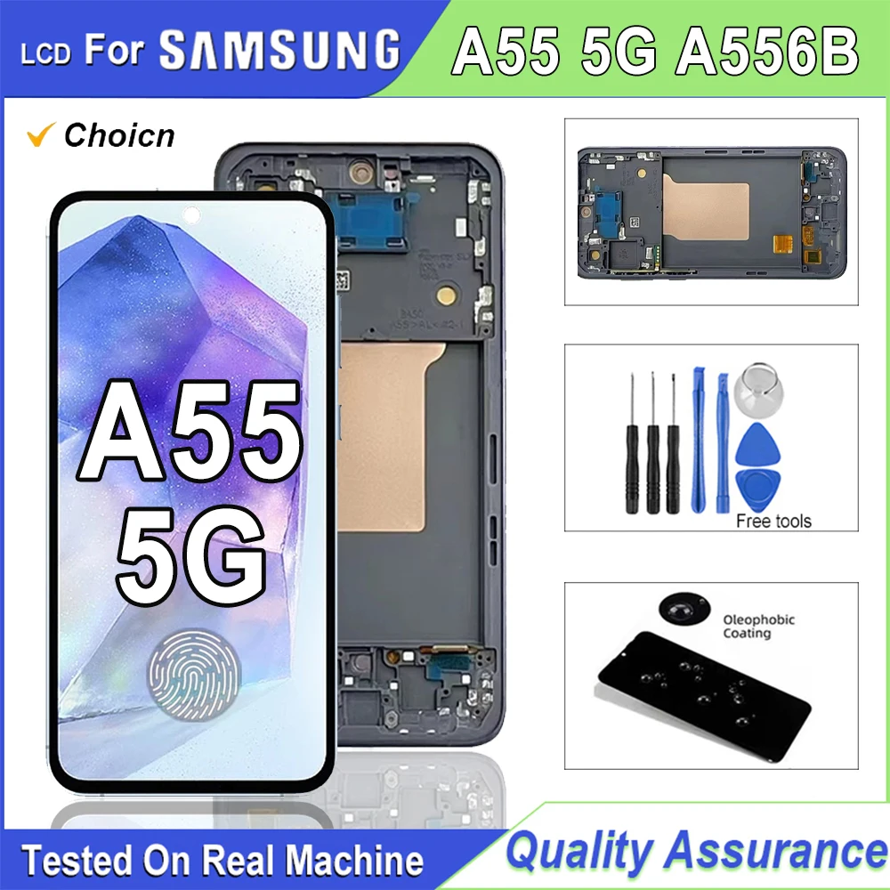 Ecran-lcd-amoled-66-a556-pour-samsung-a55-5g-ensemble-ecran-tactile-pieces-de-rechange-pour-samsung-a556b-a556e