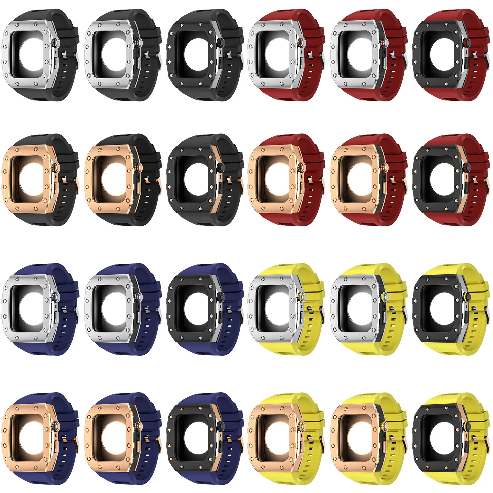 Подходит для часов Apple Watch, из нержавеющей стали, 55 см, ремешок 44/45 мм