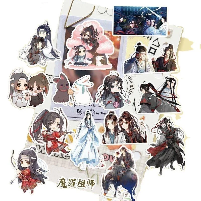 Sunsyea Mo Dao Zu Shi  MDZS Merch Fans Collection Role Stickers Lan Wangji We Wuxian 65 Pieces