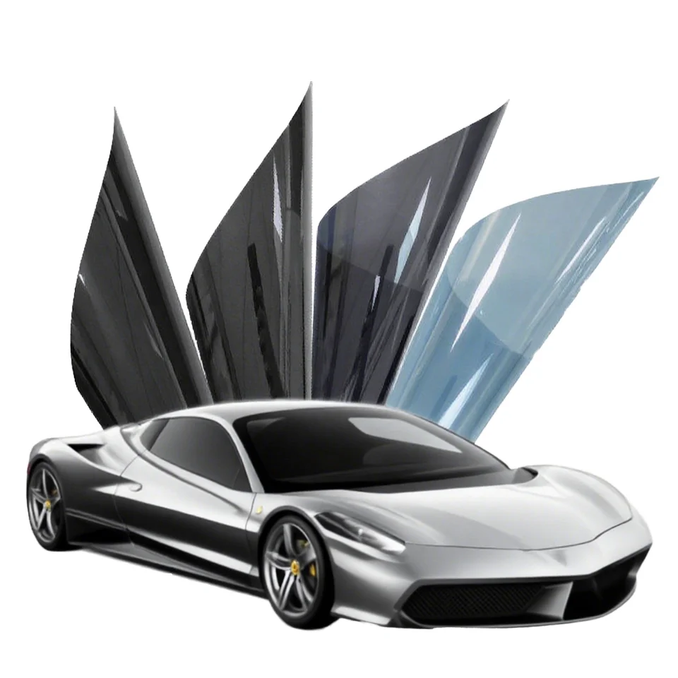 

Нано-керамическая пленка для тонировки окон с УФ-защитой 2025, ПЭТ-материал, теплоизоляция и изменение цвета, рулон солнечного окна автомобиля