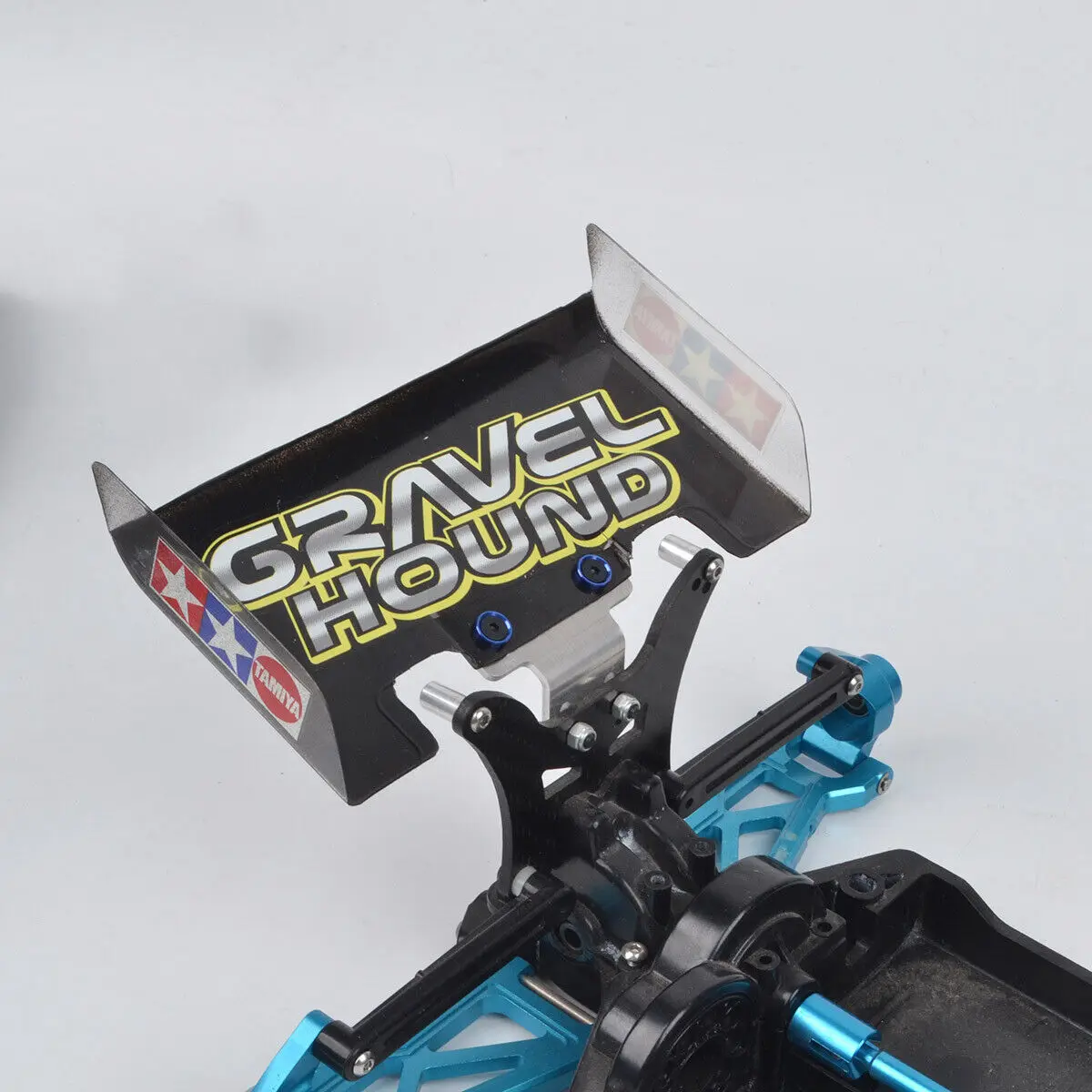 Staffe di montaggio Spoiler in alluminio per Tamiya TT-02B DF-02 DT-02 DT03 1/10 RC Buggy
