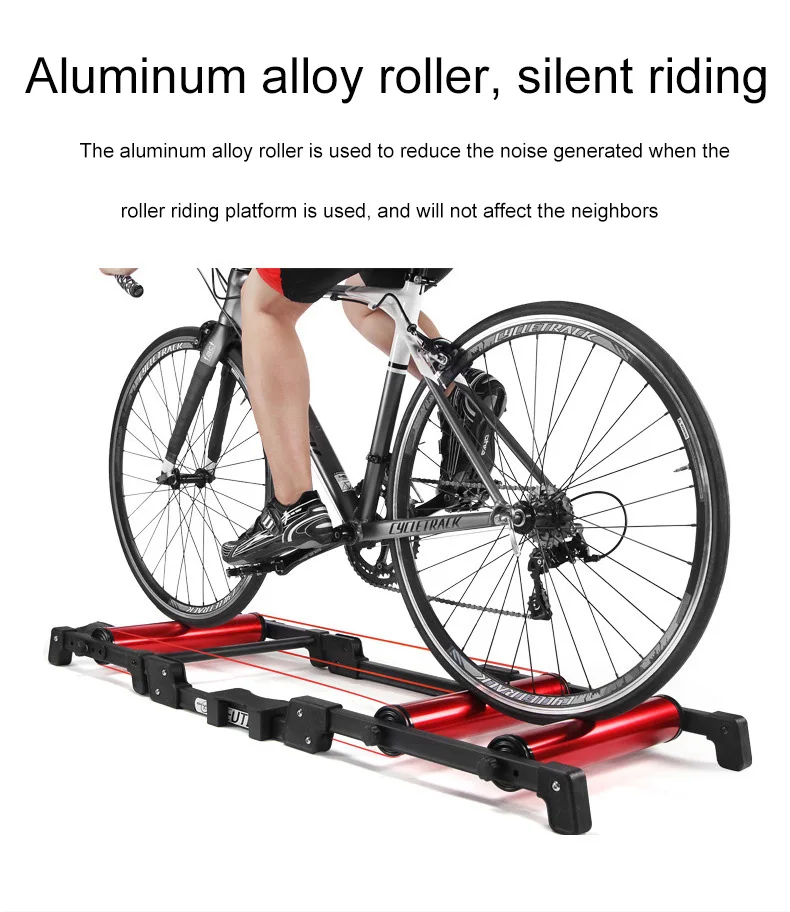 Indoor Cycle Riding Platform Home Roller Trainer Aluminum Alloy Foldable Fitness Exercise Training Bike Roller stand