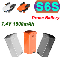 Original LSRC S6S Mini Drone Battery 7.4V 1600mAh 25min Long Life Battery For S6S Lipo Battery Accessories S6S Parts