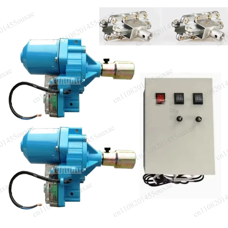 DC24V Greenhouse Electric Film Roll‑Up Motor Kit Film Winder With Climbers Power Supply Greenhouse Vent Roller