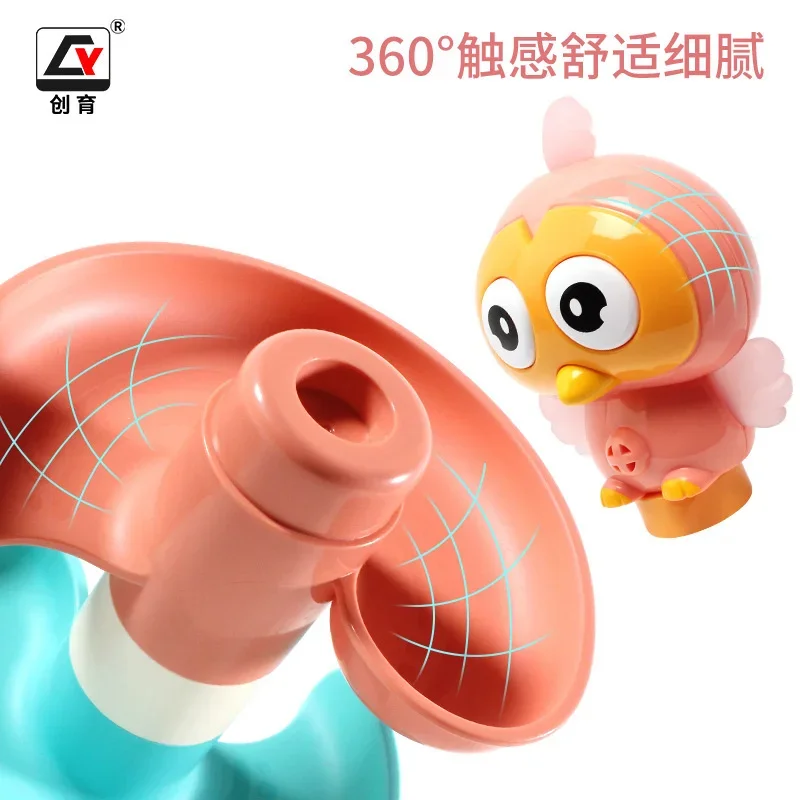 Construcción de mármol, carrera, laberinto, bolas, pista, bloques de construcción para niños, regalo, juguetes educativos para bebés