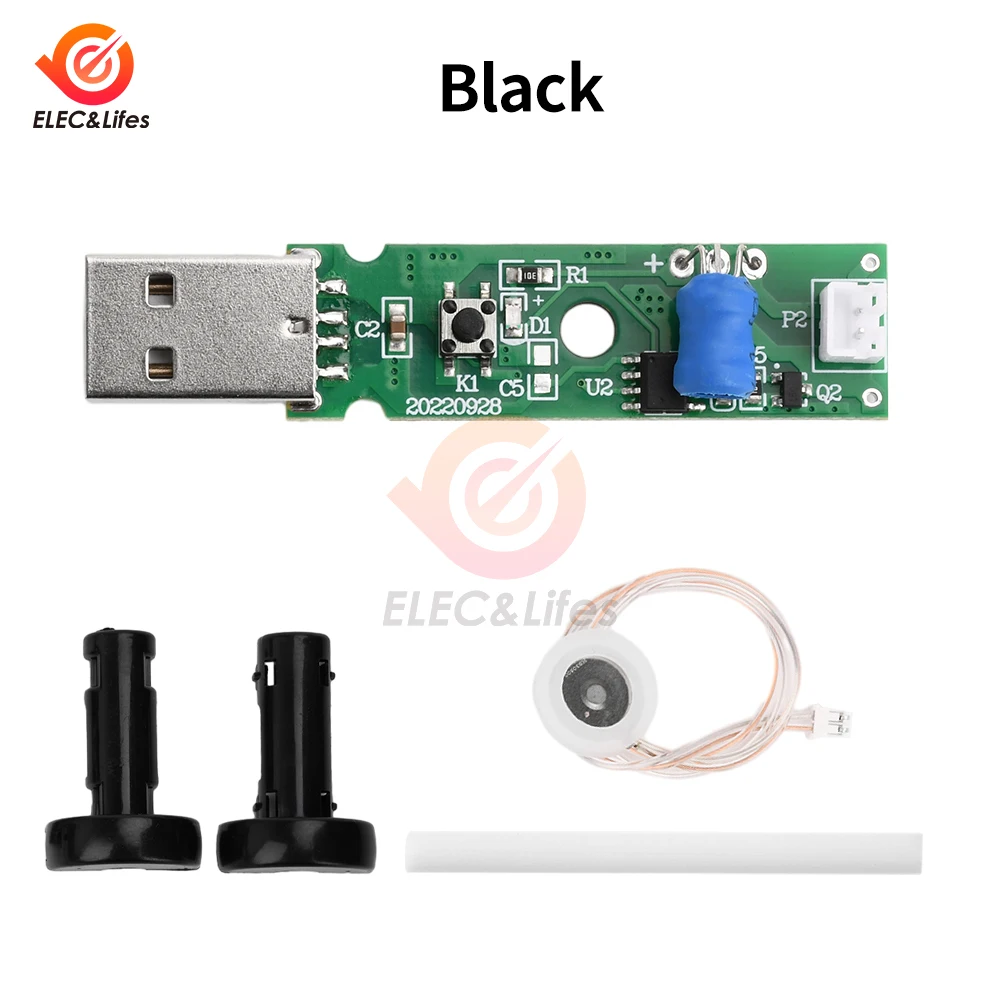 المزدوج رذاذ الانحلال وحدة 5 فولت USB المرطب محرك لوحة دوائر كهربائية الانحلال المعدات التجريبية بالموجات فوق الصوتية لتقوم بها بنفسك حضانة
