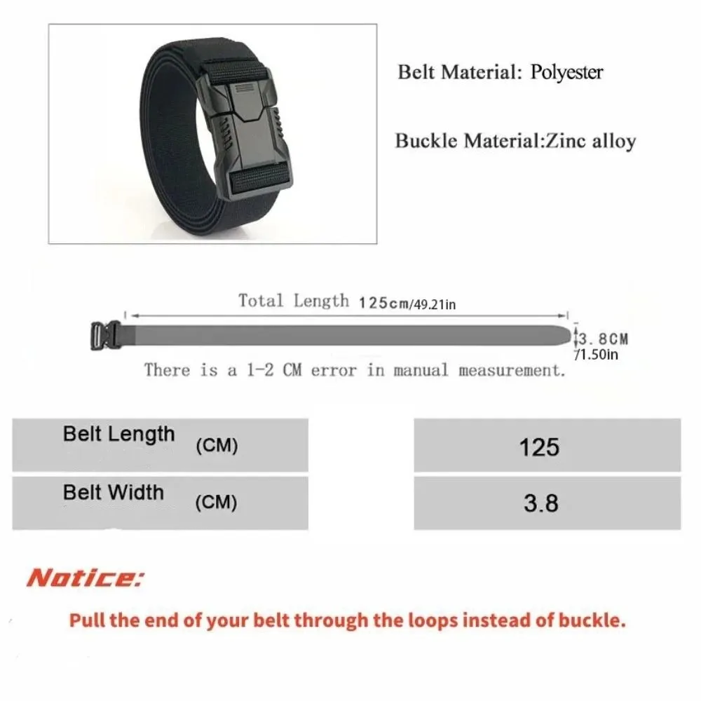 دائم سبيكة مشبك الرجال حزام نايلون مطاطا كل مباراة الجينز زنار بسيط قابل للتعديل سير من القنب الرجال/الفتيان #6