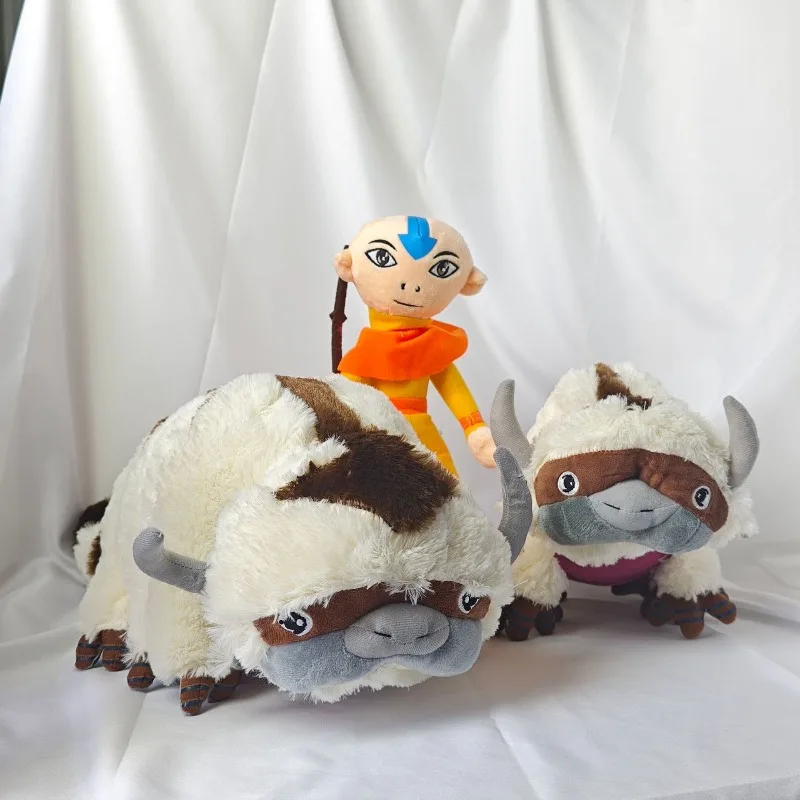 Hot Avatar: The Last Airbender Appa Momo Plushie Soft Stuffed Animals Toy Gifts Anime Avatar The Last Airbender Appa Plush Toys
