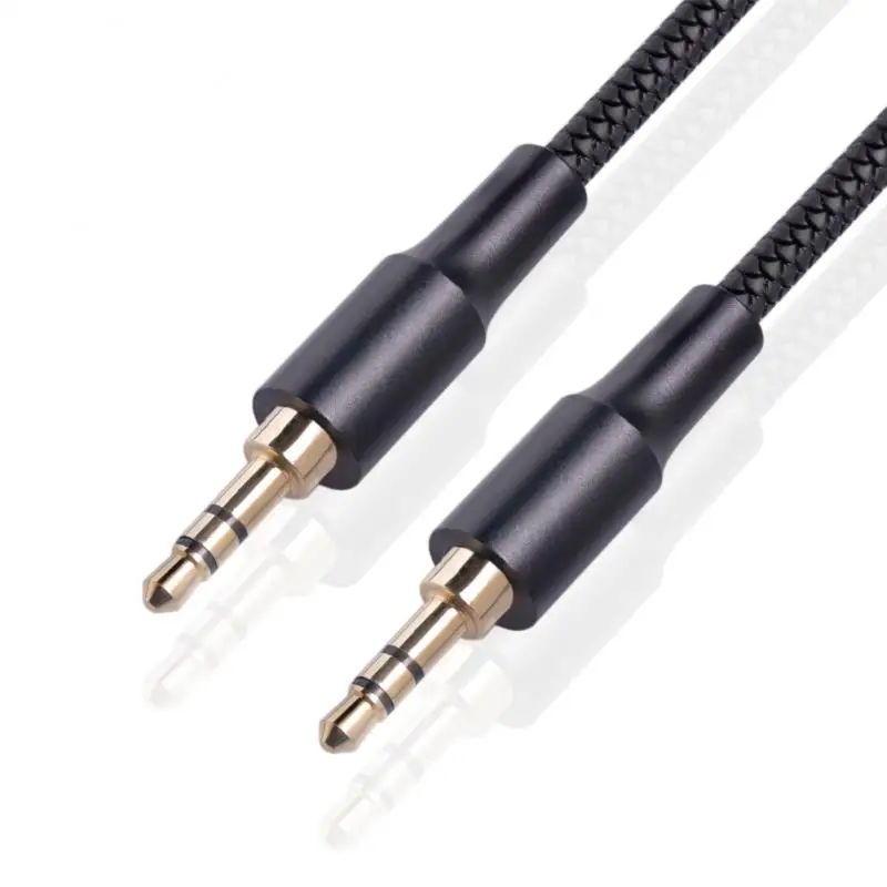 RYRA-Cable auxiliar de altavoz para coche, Adaptador de Audio macho a macho de 3,5mm para altavoz, TV y portátil, 3,5mm