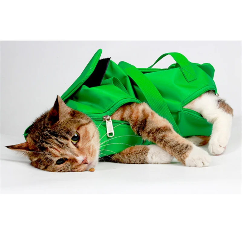 Pet Portable travel Out Bag hospital soft Foldable Cat Backpack Cat Bag Scratching Special Fixed Cat nail injection Bag