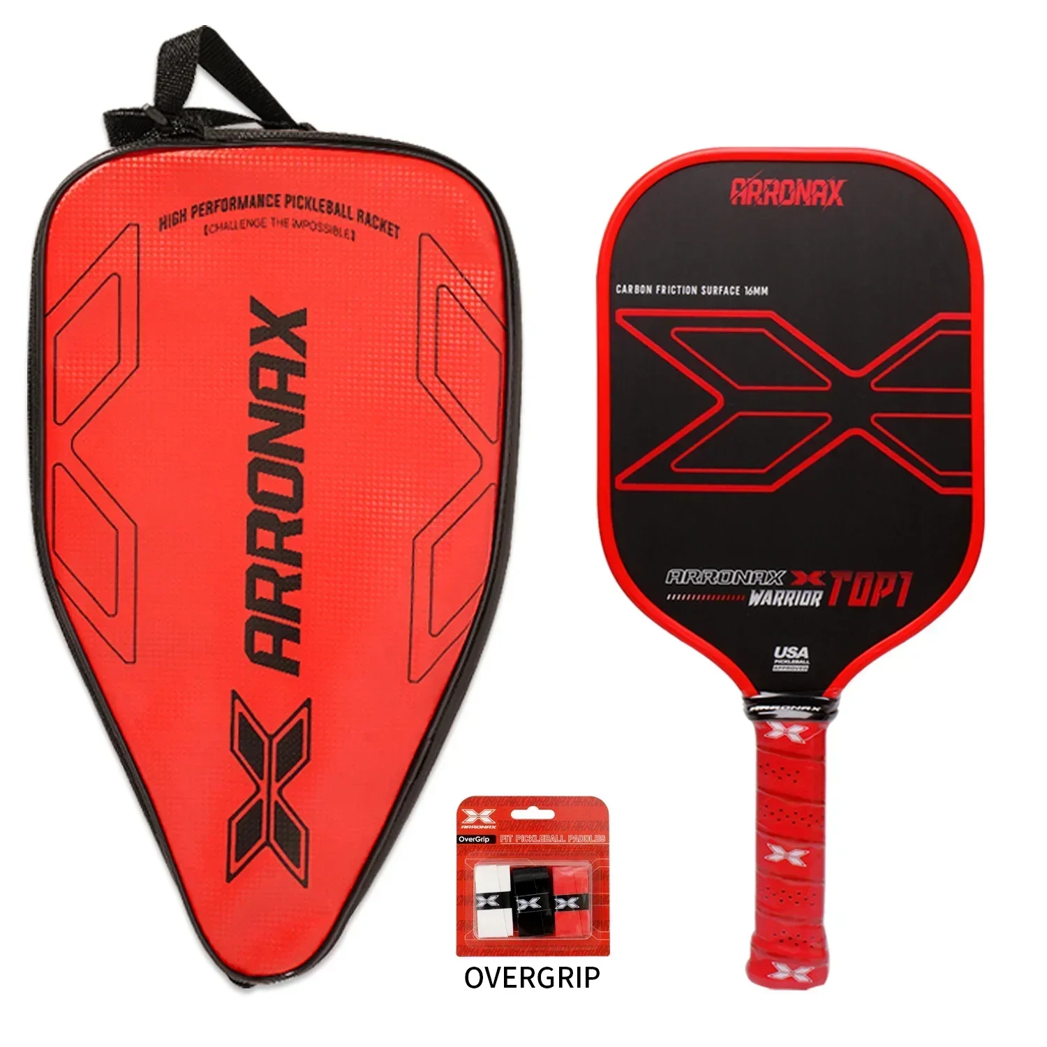 

Thermoformed Pickleball Paddle Frosted Carbon Fiber Surface 16MM PP Honeycomb Core Offensive Paddle Enhanced Control& Power&Spin