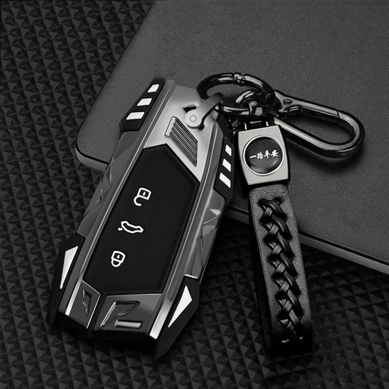 

Zinc Alloy Car Remote Key Case Cover Shell Fob For VW Volkswagen Golf 8 2020 Skoda Octavia A8 2021 SEAT Leon MK4 Accessories