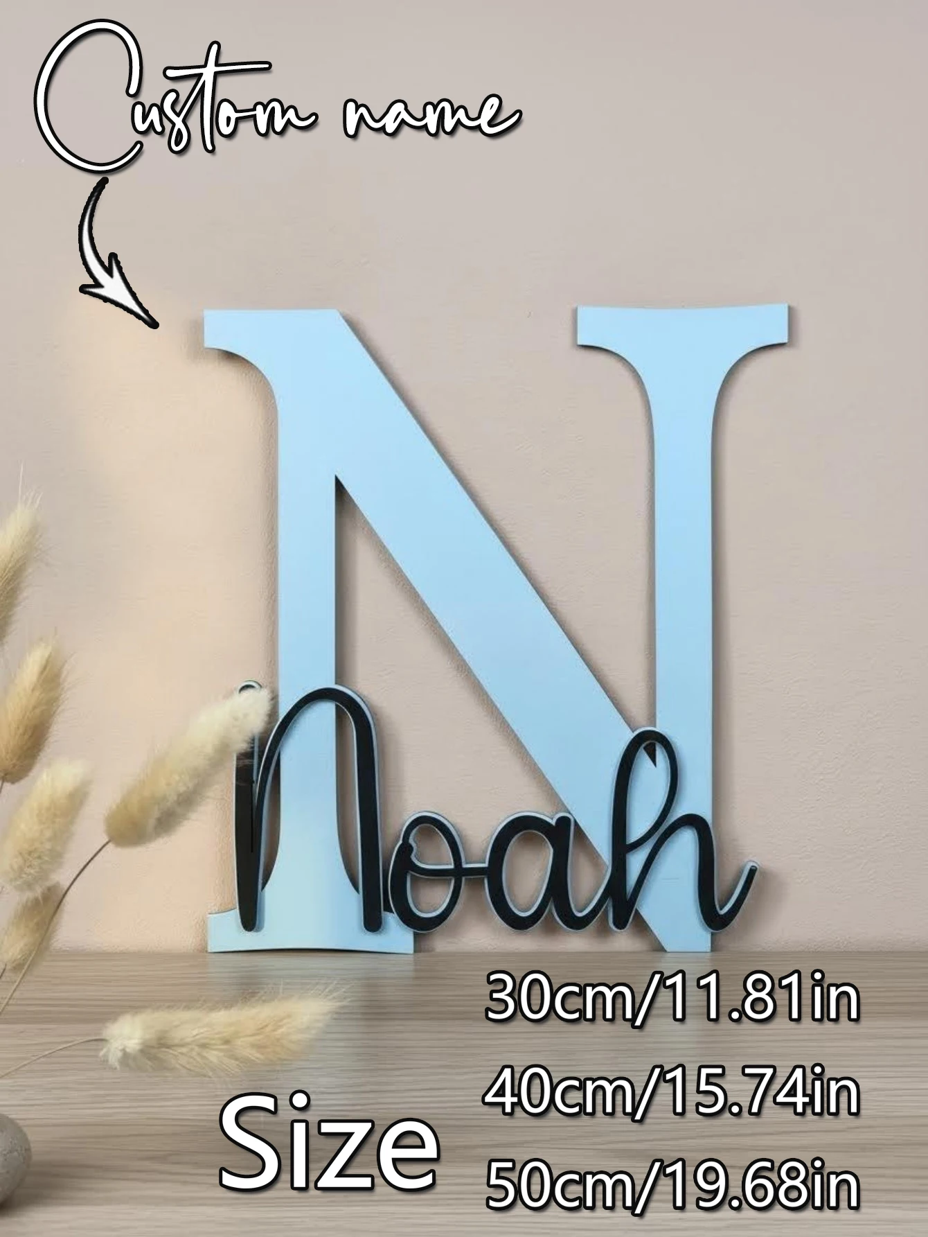 Custom Name Cloud Shaped Woode - đánh giá và giá Baby Nursery Keepsake