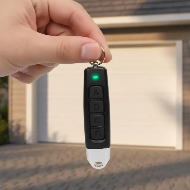 Universal 4 Button Remote Control With Stable Signal And Easy Programming Perfect For Garage Doors Automatic Doors Security