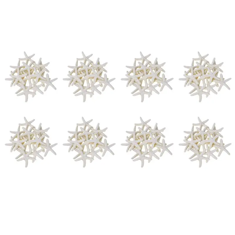 AB33-120 Pieces Creamy-White Pencil Finger Starfish For Wedding Decor, Home Decor And Craft Project