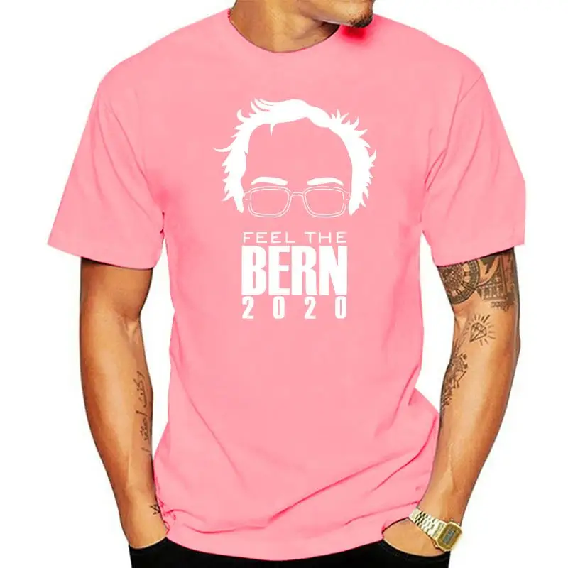 Feel The Bern 2022 Bernie Sanders Black T-Shirt Size S-5XL(1)