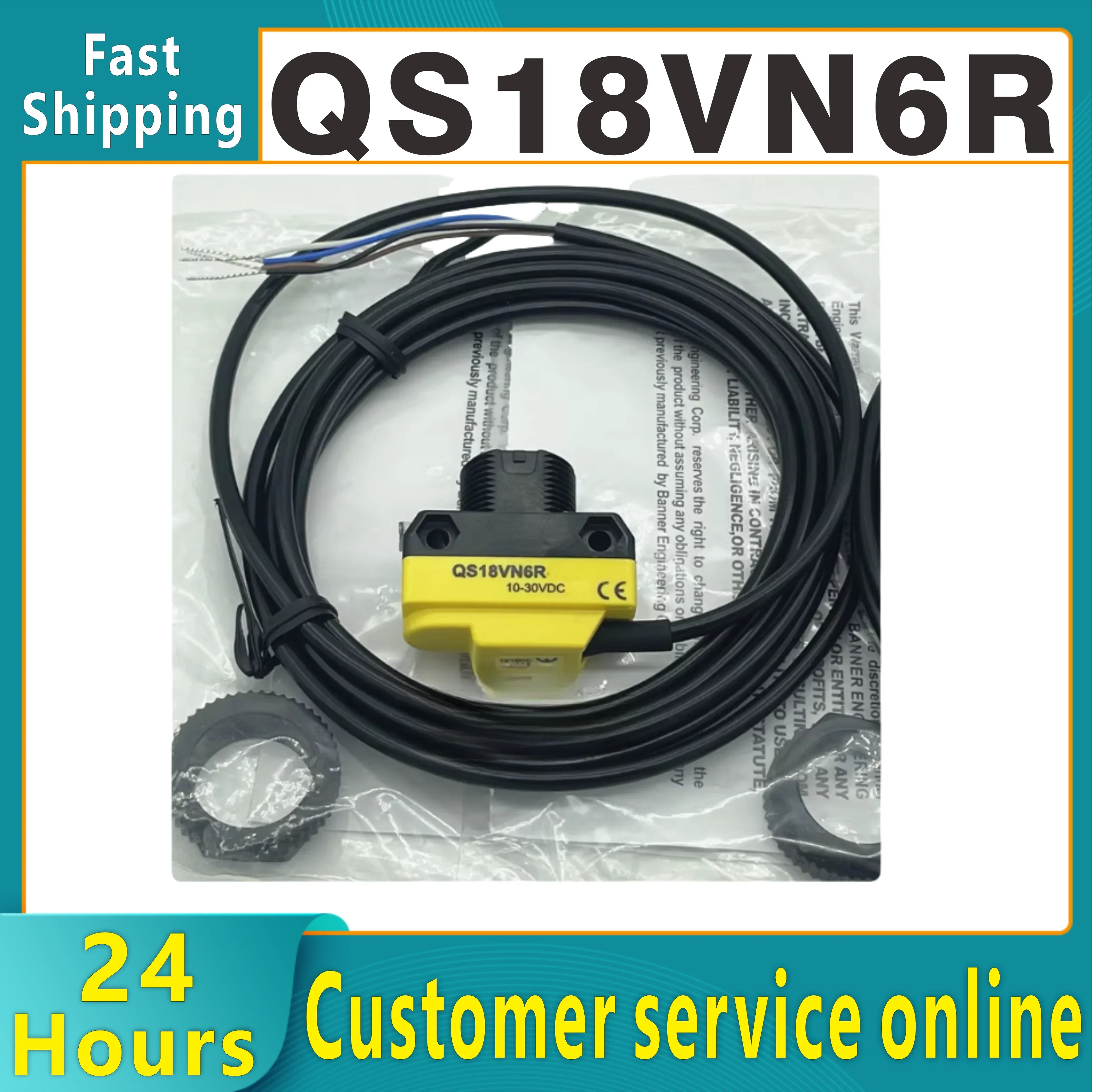 

QS18VN6R+QS186E photoelectric switch sensor 100% brand new&original QS18VP6R+QS186E