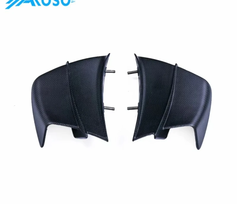 

100% Dry Carbon Fiber Motorcycle Accessories Fixed Wind Wing Fairing For Ducati Panigale Streetfight V4 V4S V4R 2018-2021