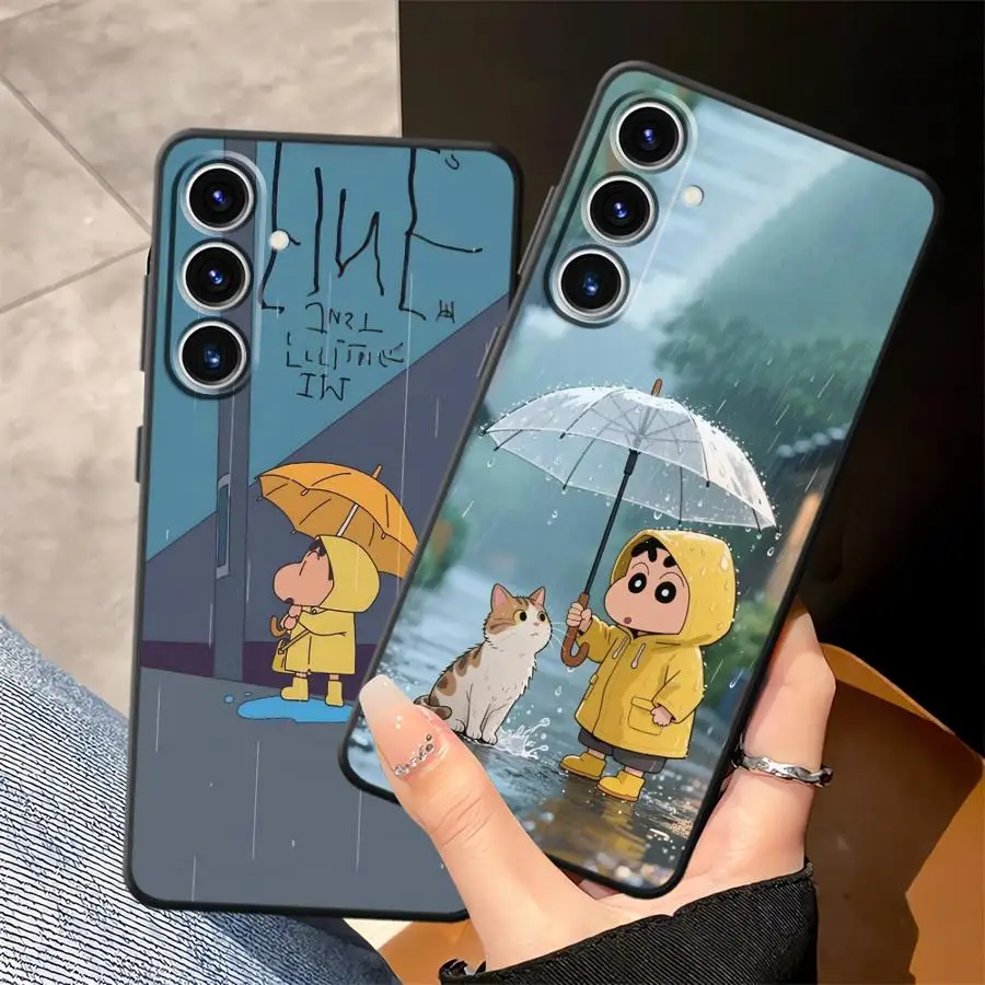 Cool Cra-Yons Cute ShinS Case for Samsung Galaxy A57 A23 A73 A51 A06 A52 A36 A55 A05 A15 A53 A17 A25 A16 A37 Phone Cover A41 A70