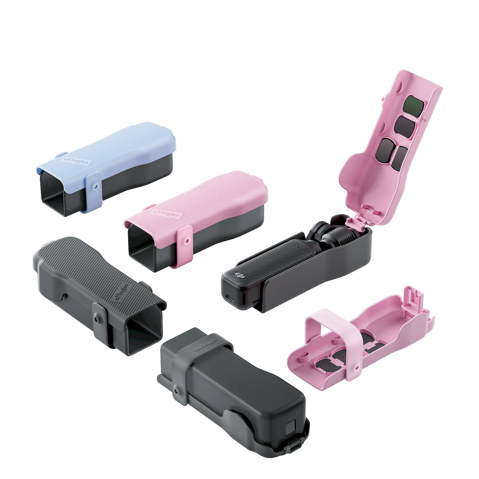

For DJI Osmo Pocket 3 Protective Case Scratch Proof Cover Anti-fall Flip Cover Quick Release Case Shell Accessories