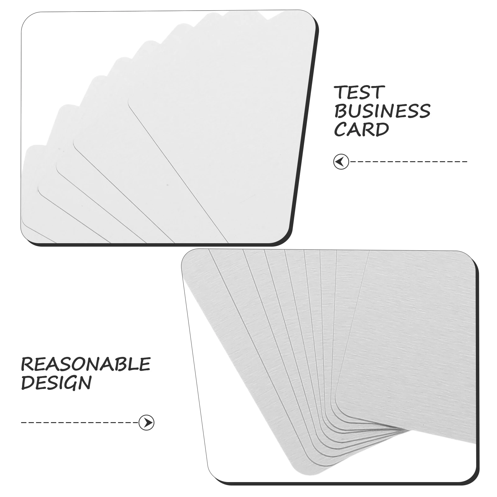 

100Pcs Aluminum Business Cards Thick Sturdy Material for Engraving Gift Cards Name Plates Multi-Purpose Use Aluminum Card