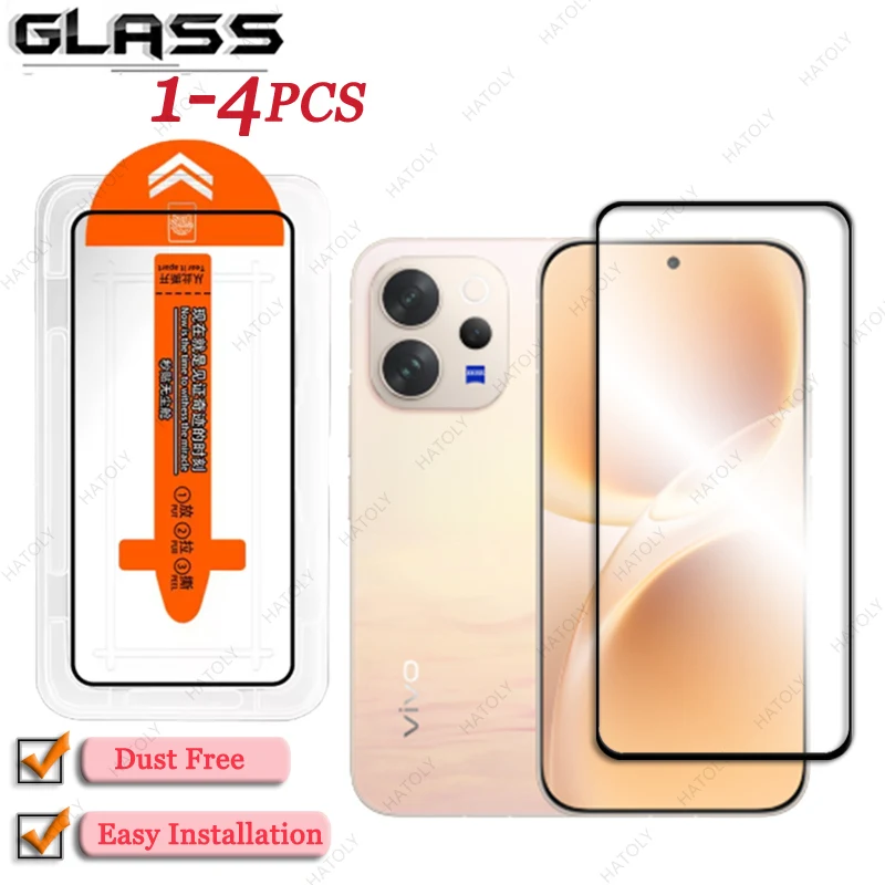 For vivo V70 Elite Glass Dust Free Easy Installation Glass F
