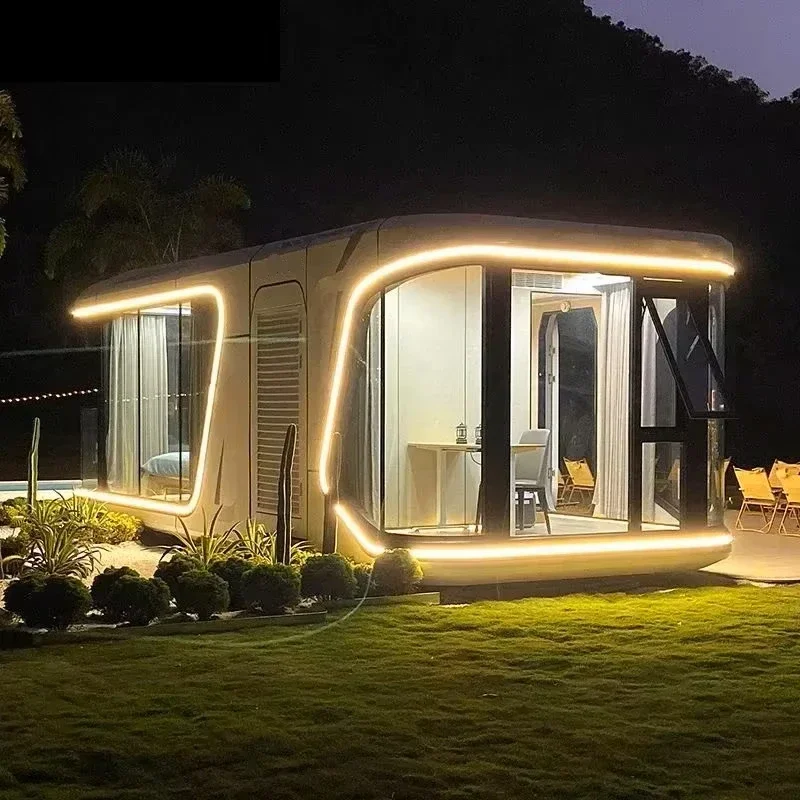 

Deposit Price Space Capsule Container Prefabricated square Cabin Mobile House for Office Home Stay or Commercial Store