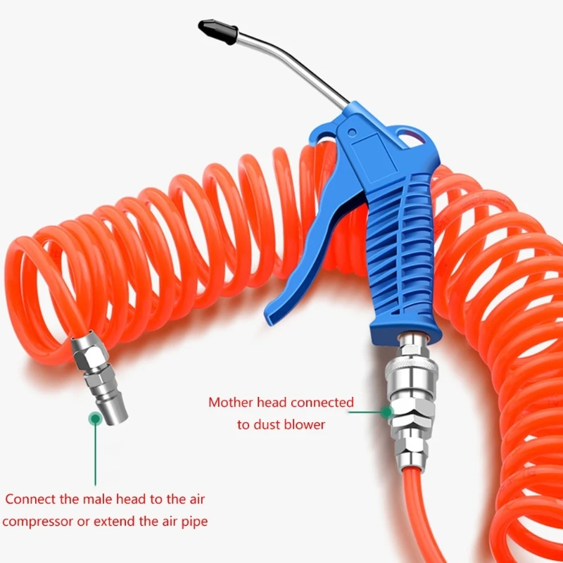 Air Blow Guns with 3mm Nozzle, Air Compressor Accessories Dust Removal Cleaning Tool Dust Cleaning Tool KXRE