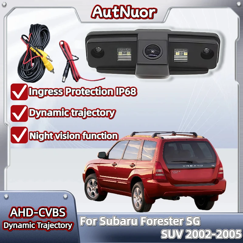 

HD камера заднего вида «рыбий глаз» ночного видения для Subaru Forester SG SUV 2002-2005, водонепроницаемая CCDBackUp, парковочное наблюдение