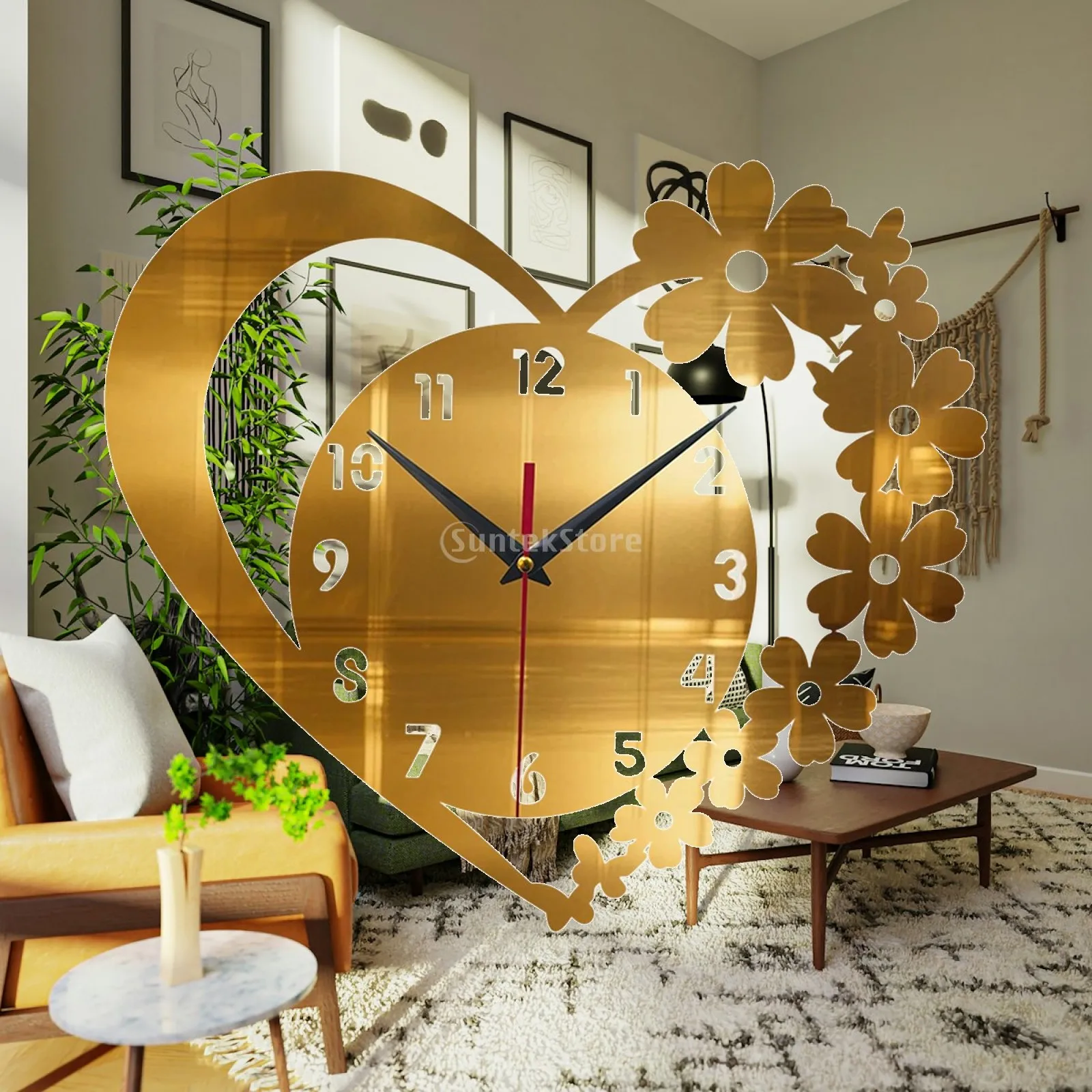 Interior Design Quiet Luxury - Quiet Wall Hanging Clock Luxury Acrylic