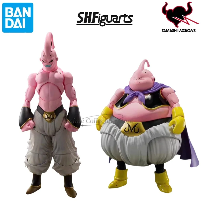 Bandai Dragon Ball Z S.H. Figuards SHF Super Saiyan Majin Buu Anime Characters Game Model Toys Desktop Ornaments Collectible