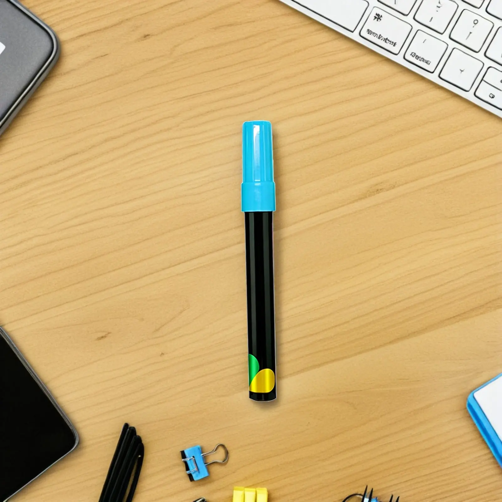 8Pcs Fluorescent Whiteboard Markers for Glass, Plastic & Blackboard – Lightweight, Portable, Safe Liquid Chalk Highlighters