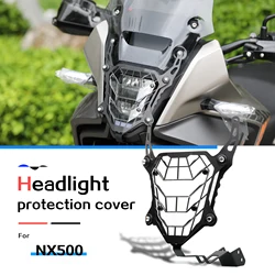 헤드라이트 보호대 그릴 가드 커버, 모터 부품, 혼다 NX500 NX 500 2024 500NX 어드벤처 오토바이 액세서리