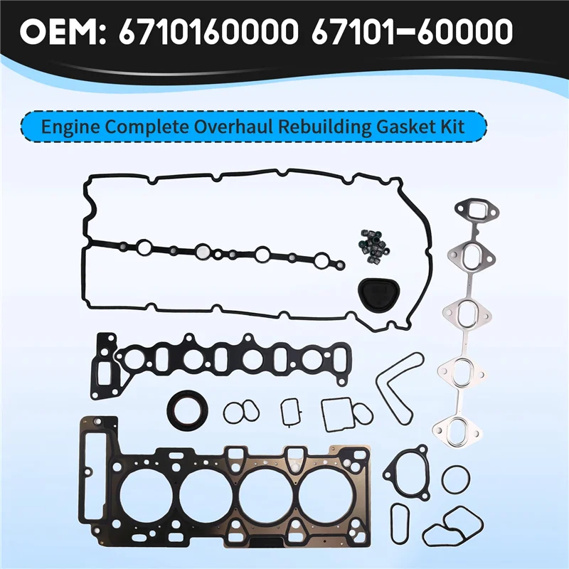 

A80X-Overhaul Rebuilding Gasket Kit Engine Overhual Gasket Kit Overhual Gasket Kit Forssangyong Korando