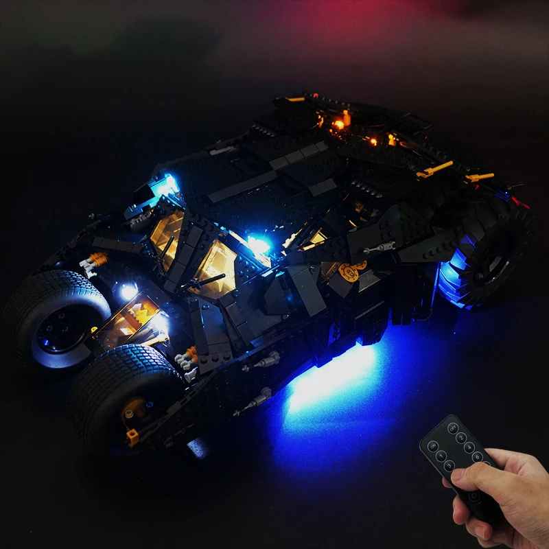 

Night Cruiser Building LED Kit Remote Light Set for 76240 Superhero Vehicle Display (Lights Only)