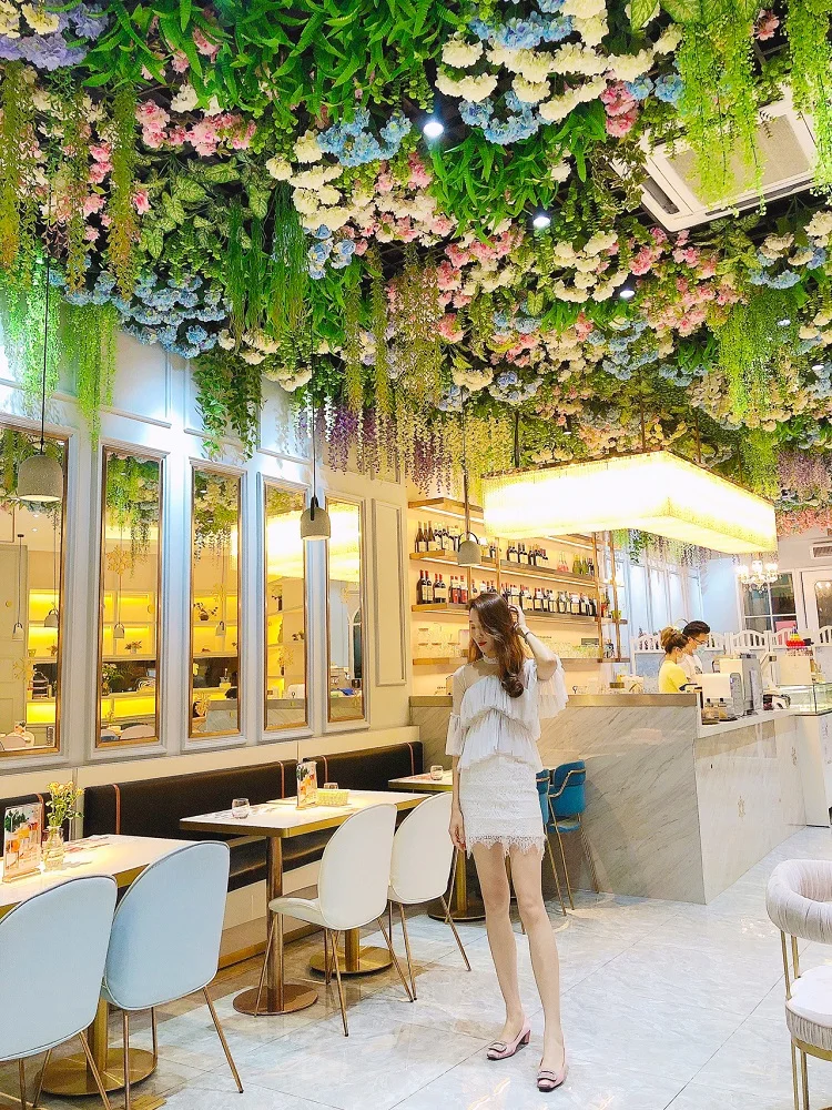 Ceiling Green Plant Ceiling Decorative Ugly Bar Top Internet Celebrity Wedding Flowers Hanging