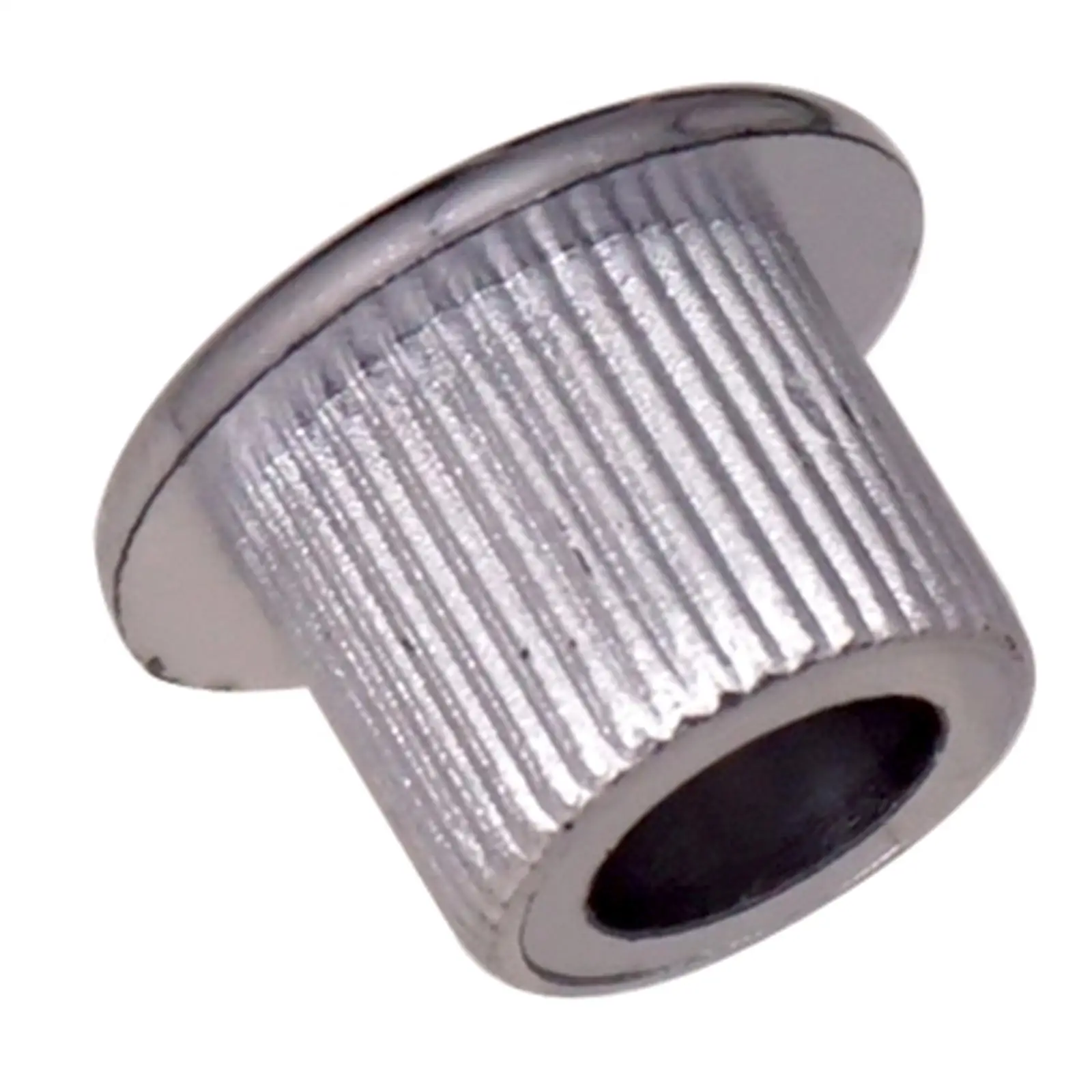 Tuner Bushings Silver 14.3x11mm Semi Closed Ferrules Guitar Tuning Parts for 10mm Hole Acoustic Electric
