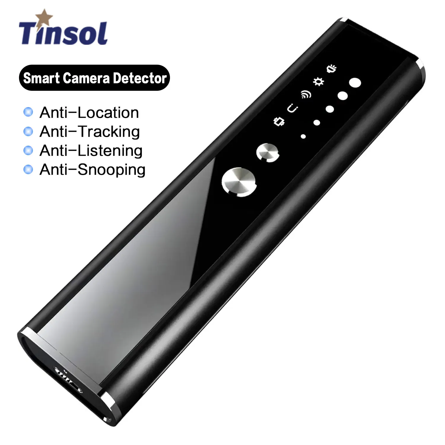 

TINSOL New Hidden Camera Detector Hidden Camera Detector with Flashlight Hidden Device Detector for Hotel Travel Car Office