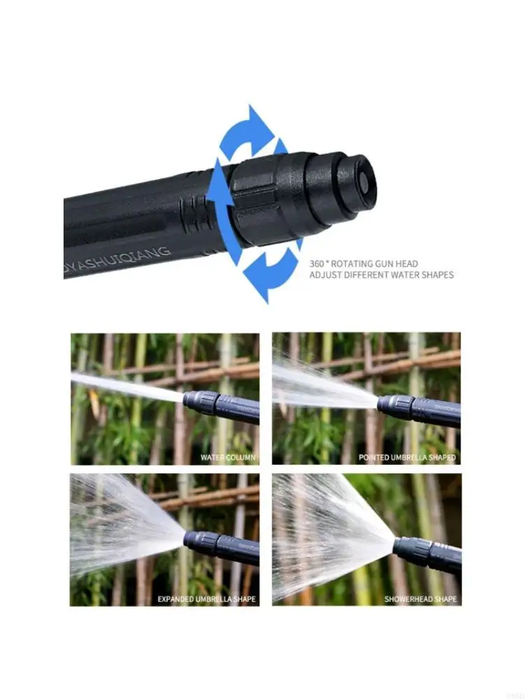 

Efficient Car Wash Sprayer With Adjustable Flows For Vehicle & Garden Cleaning