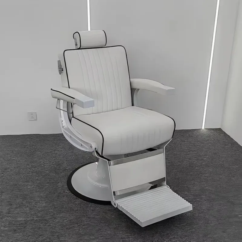 

Hairdressing Salon Chair Commercial Furniture Barber Chair Hairdressing Beauty Salon Equipment Modern Jincheng Wholesale White
