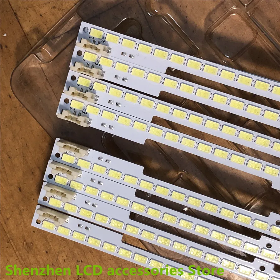 4 أجزاء/وحدة LED شريط إضاءة خلفي UE55D6100 2011SVS55-FHD-5K6K-RIGHT LTJ550HW03 JVG4-550SMB-R1 100% جديد 100 مصباح 680 مللي متر
