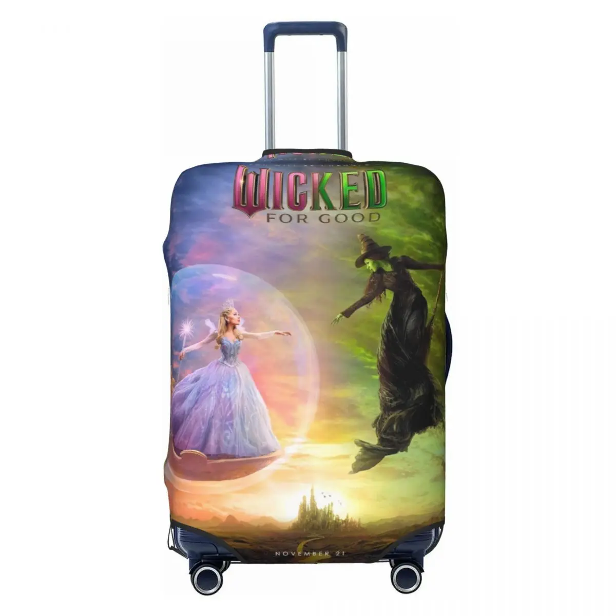 

Wicked Magic Movie Suitcase Cover Flight Strectch Luggage Accesories Business Protection