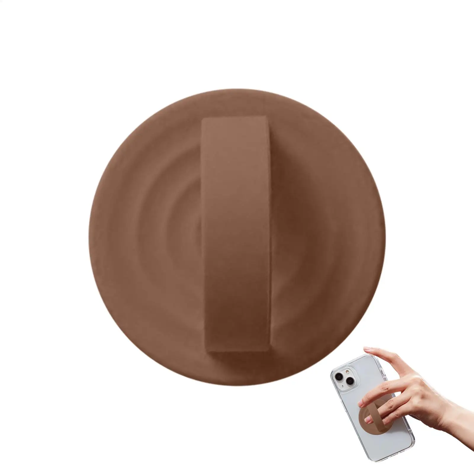 

Magnetic Phone Holder Cellphone Mount Ring Grip Silicone Magnetic Phone Holder For Home Car Gym Photography Bedroom Office