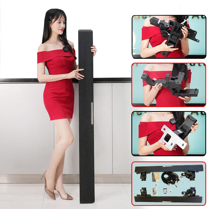 Factory Fast Delivery Custom Logo Aluminum Alloy IP8 Waterproof Car Power Running Board Electric Side Step Pedal Landrover 2