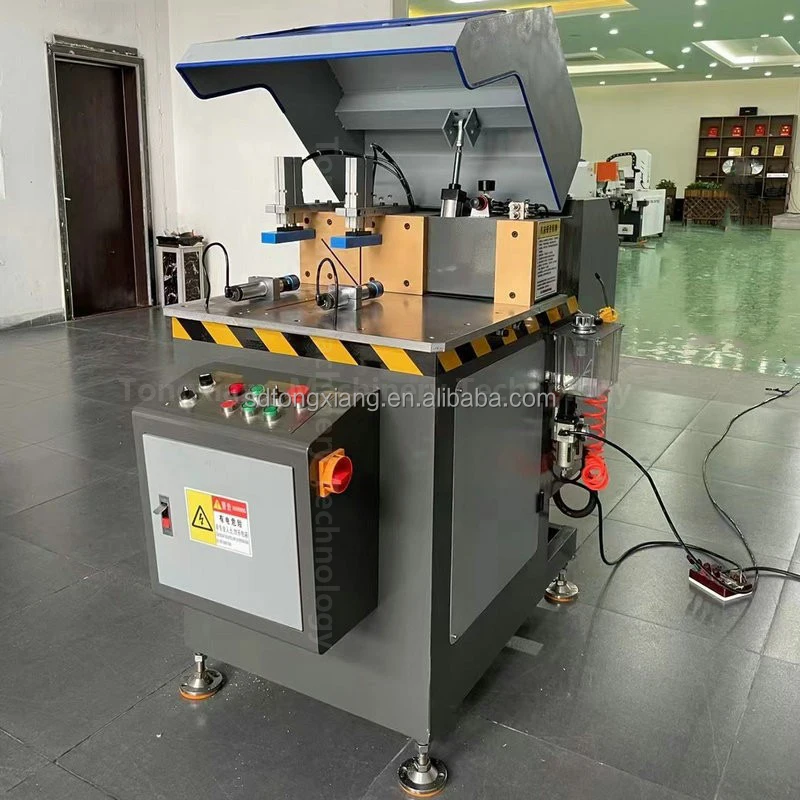 Single Head Precision Variable Angle Cutting Saw Machine New Condition for Aluminum Window Upcutting Manufacturing Plant Use
